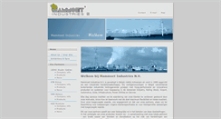 Desktop Screenshot of mammoetindustries.eu